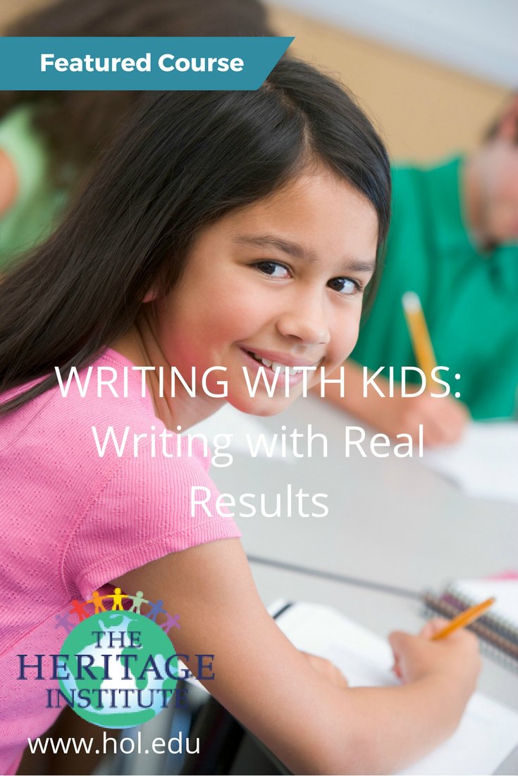 Blog: Featured Course: Reduced Tuition for Writing with Kids: Real Wri